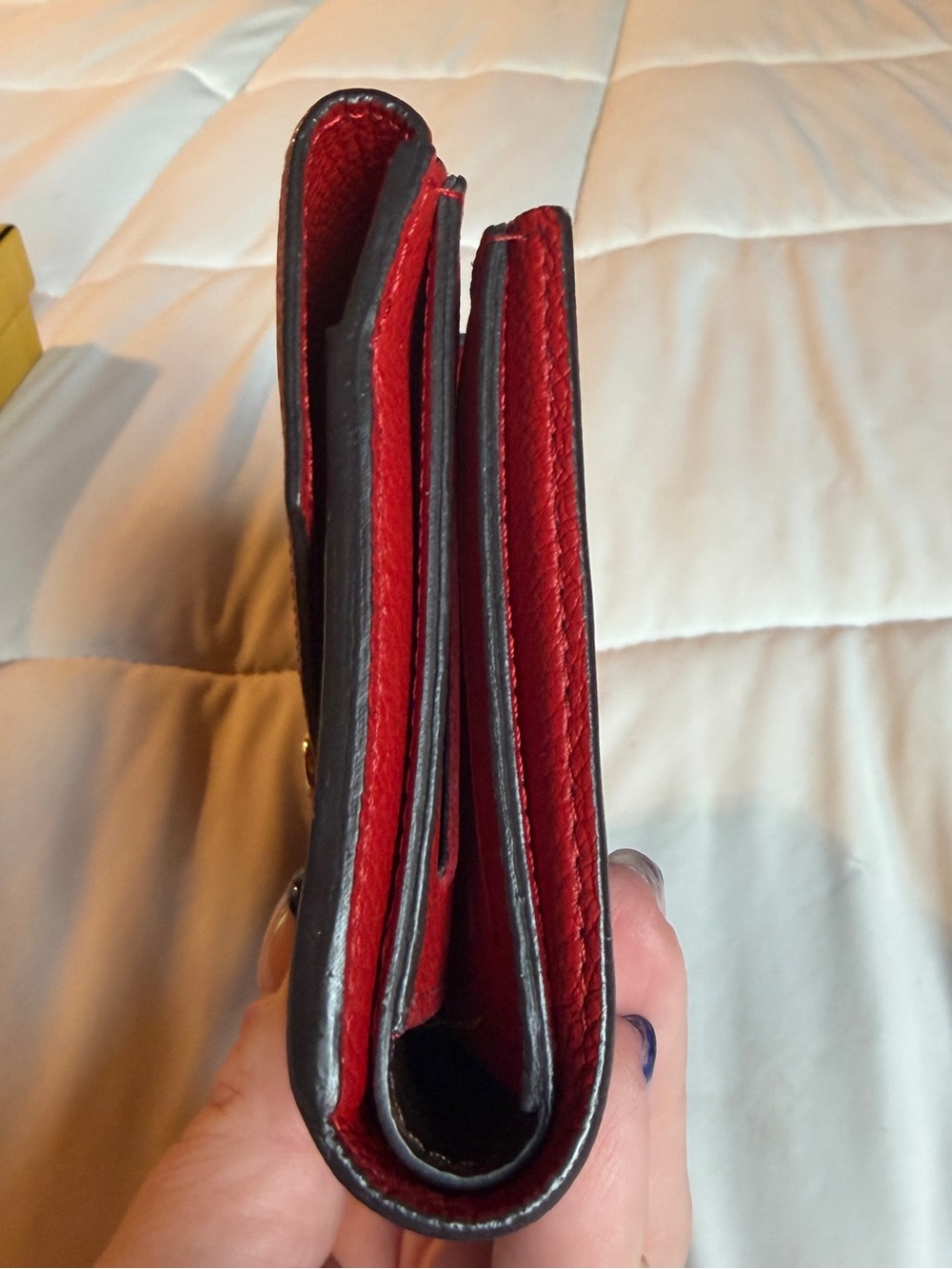 Louis Vuitton Pallas Red & Monogram Wallet - Picture 4 of 10
